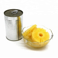 Abacaxi fatiado em lata em xarope light ou em xarope pesado melhor preço preço competitivo